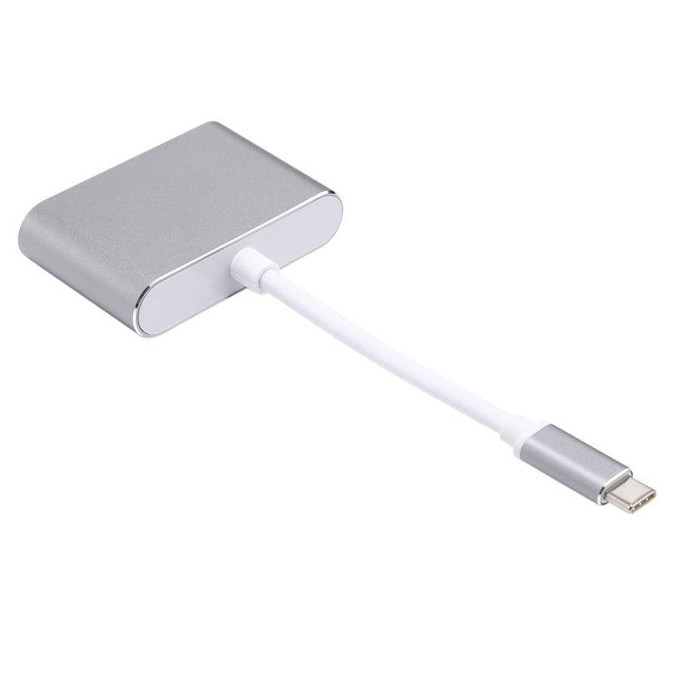 2 in 1 VGA & HDMI Female to USB-C / Type-C Male Hub Splitter Adapter