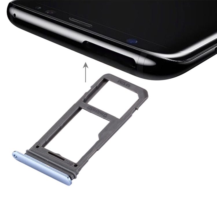 SIM Card Tray + Micro SD Tray, For Galaxy S8 — Gold