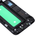 For Galaxy J730 Front Housing LCD Frame Bezel Plate — Black