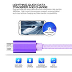3A Woven Style Metal Head Micro USB to USB Data / Charger Cable, Cable Length: 3m