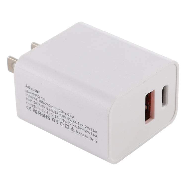 18W Power Adapter Plug Adapter US Plug, US Plug — view 4