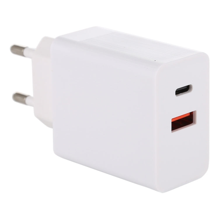 24W PD + QC3.0 Fast Charger Power Adapter Plug Adapter EU Plug