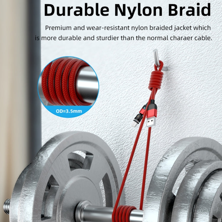 1m 3A Output USB to Micro USB 540 Degree Rotating Magnetic Data Sync Charging Cable — view 15