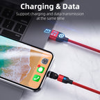 1m 3A Output USB to Micro USB 540 Degree Rotating Magnetic Data Sync Charging Cable — view 7