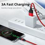 1m 3A Output USB to Micro USB 540 Degree Rotating Magnetic Data Sync Charging Cable — view 8