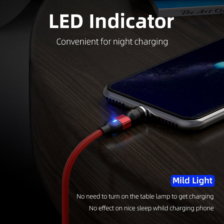 1m 3A Output USB to Micro USB 540 Degree Rotating Magnetic Data Sync Charging Cable — view 13