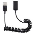 Laptop Spring Charging Cable, USB Male to USB Female