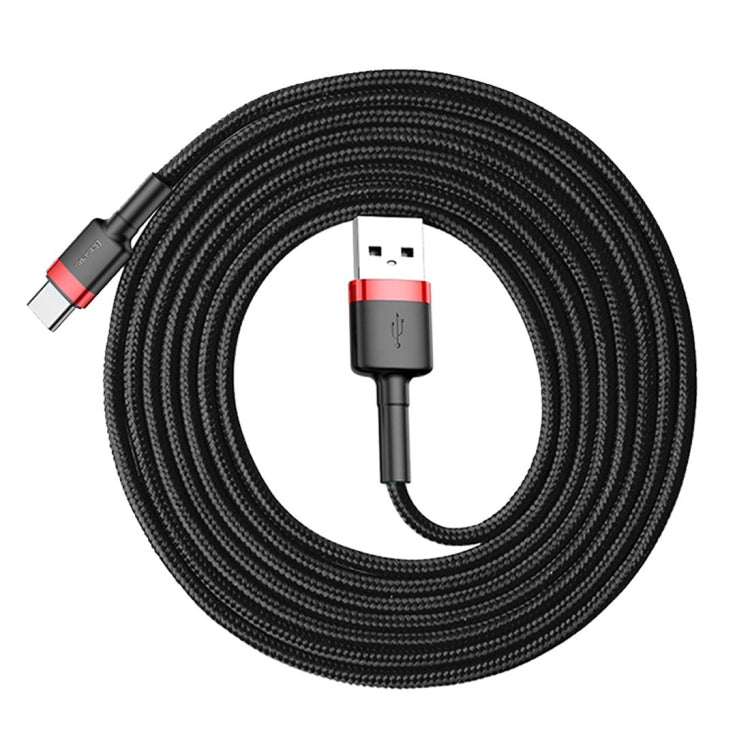 Baseus 2m 2A Max USB to USB-C / Type-C Data Sync Charge Cable(Red+Red) — view 11