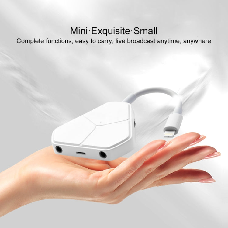 Multifunctional Live Broadcast Converter Mini Sound Card, 5 In 1