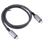 10Gbps 8K USB-C/Type-C to USB-C/Type-C Video Cable Compatible with USB 3.2, Length: 1m — 10Gbps Type-C to Type-C