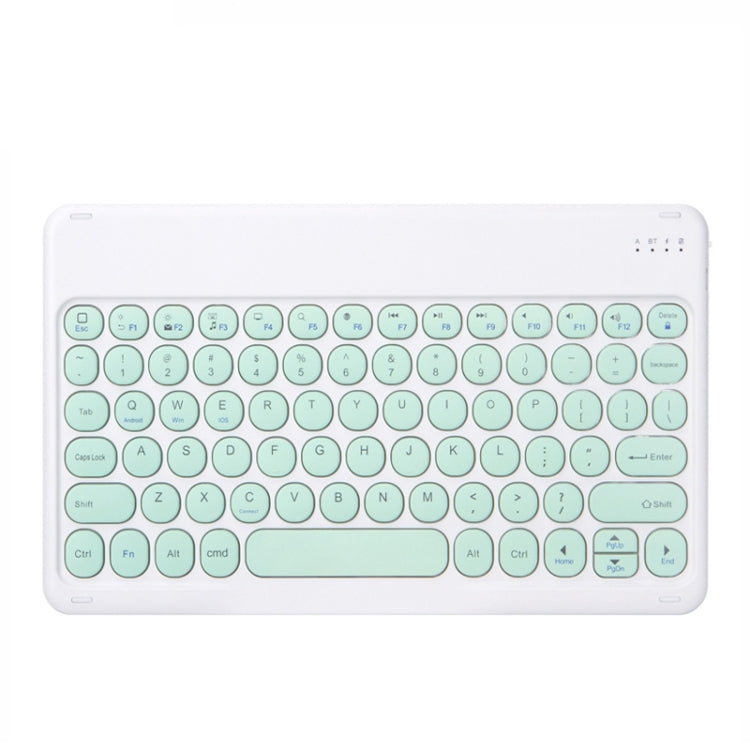 X3 10 inch Universal Tablet Round Keycap Wireless Bluetooth Keyboard — Pink