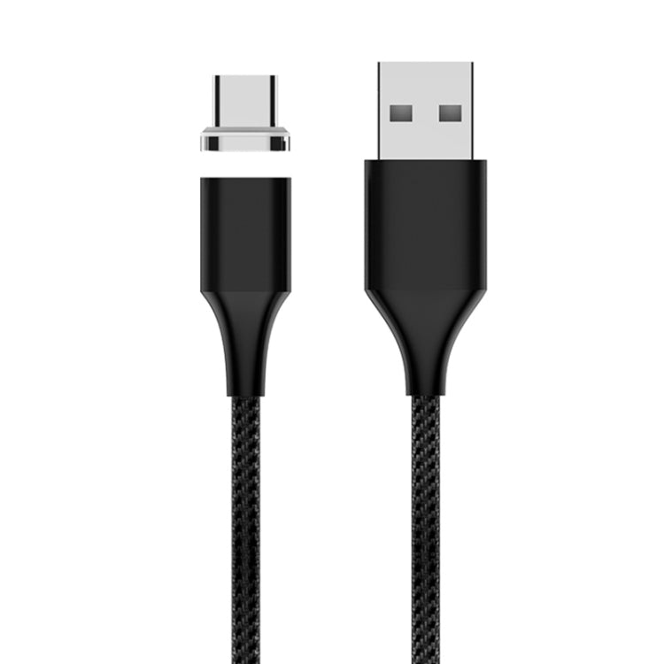 M11 3A USB to USB-C / Type-C Nylon Braided Magnetic Data Cable, Cable Length: 2m
