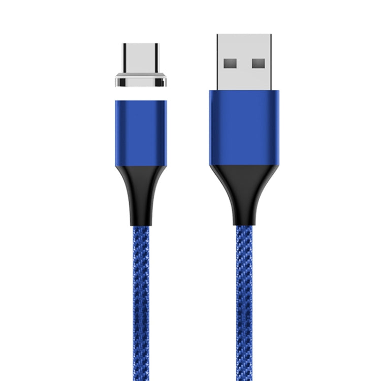 M11 3A USB to USB-C / Type-C Nylon Braided Magnetic Data Cable, Cable Length: 2m — USB-C / Type-C