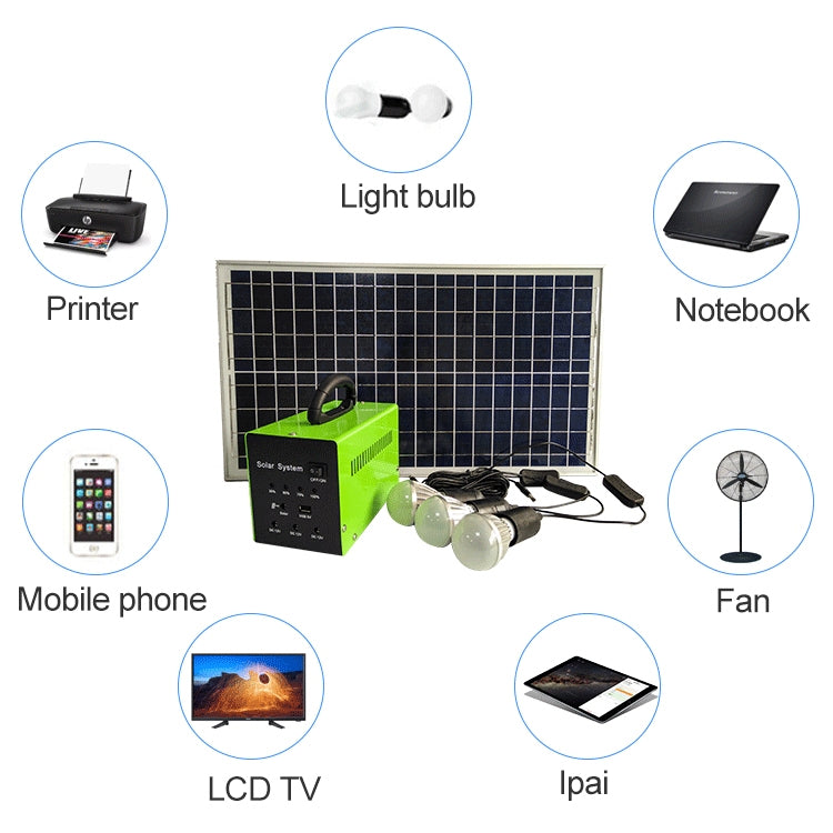 SG30W-AC100 30W Household High Power Solar Power Generation System