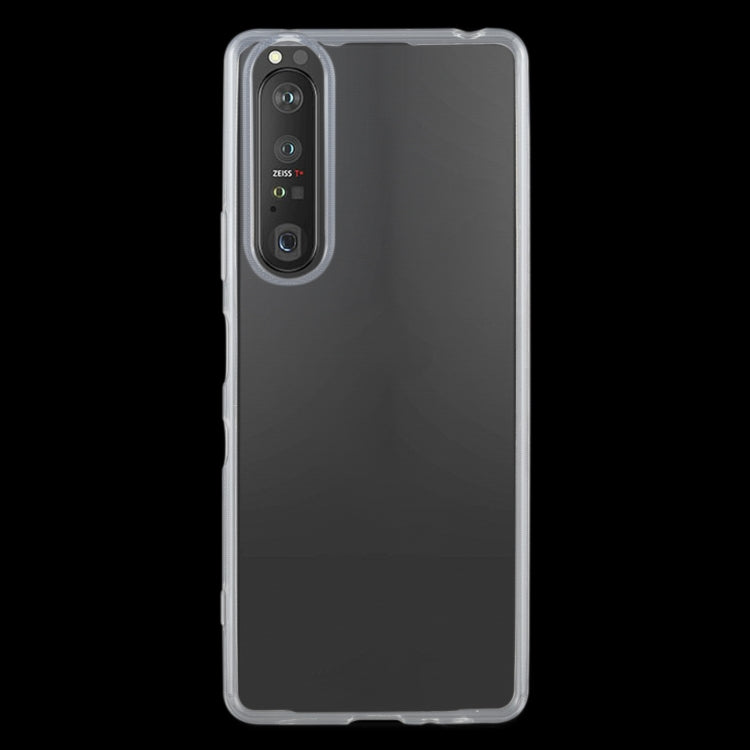 0.75mm Ultra-thin Transparent TPU Soft Protective Case, For Sony Xperia 1 III