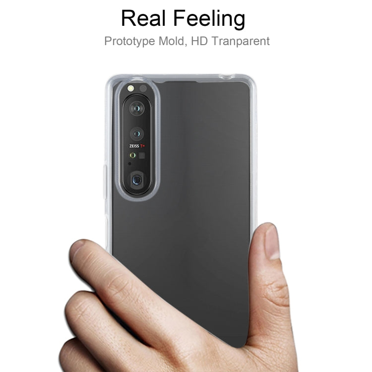 0.75mm Ultra-thin Transparent TPU Soft Protective Case, For Sony Xperia 1 III