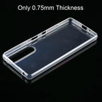 0.75mm Ultra-thin Transparent TPU Soft Protective Case, For Sony Xperia 1 III