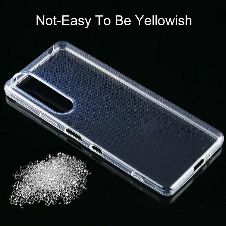 0.75mm Ultra-thin Transparent TPU Soft Protective Case, For Sony Xperia 1 III