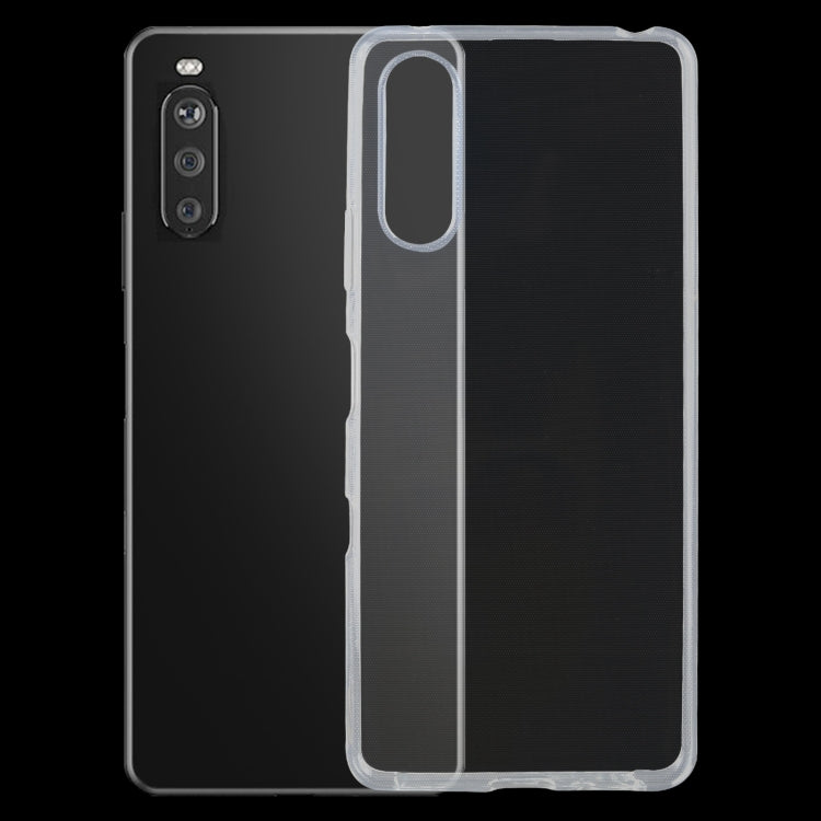 0.75mm Ultra-thin Transparent TPU Soft Protective Case, For Sony Xperia 10 III