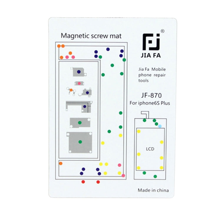 JIAFA Magnetic Screws Mat for iPhone 6s Plus