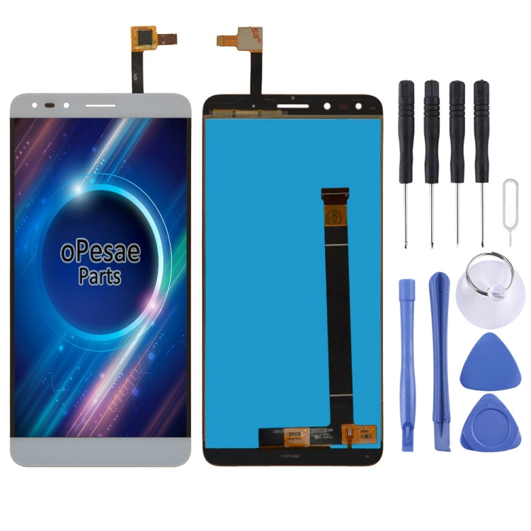 LCD Screen and Digitizer Full Assembly for Alcatel Pop 4 7070 / OT-7070 / OT7070 / 7070X / 7070Q / 7070A / 7070I — White