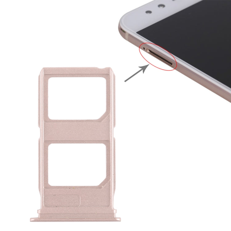 For Vivo X9 Plus 2 x SIM Card Tray, For Vivo X9 Plus — Rose Gold