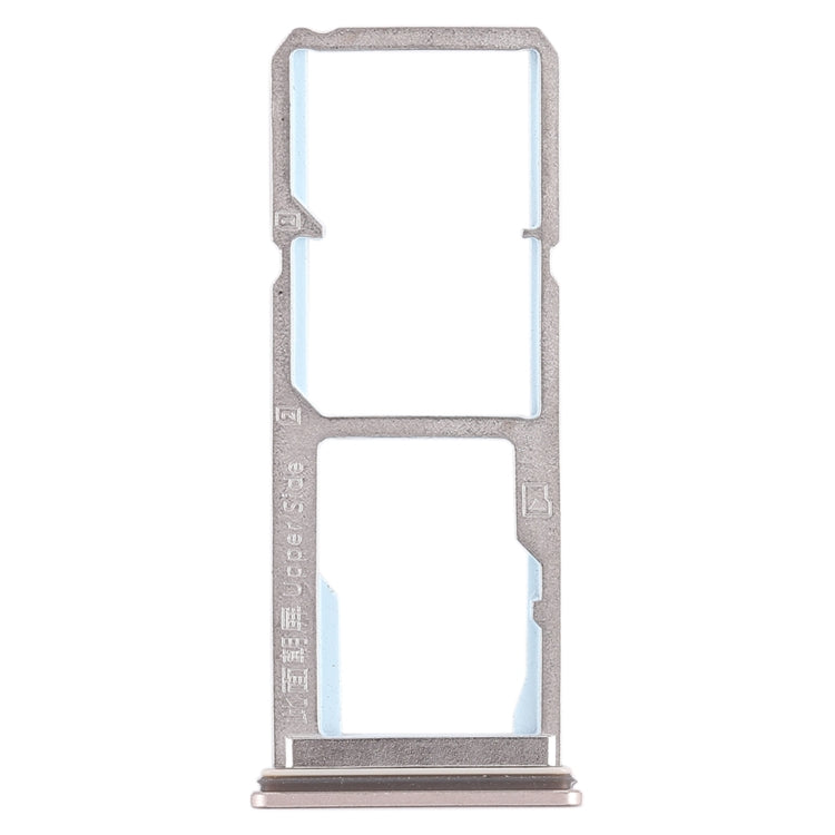 2 x SIM Card Tray + Micro SD Card Tray, For Vivo Y69