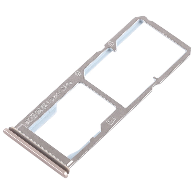 2 x SIM Card Tray + Micro SD Card Tray, For Vivo Y69