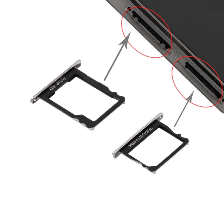 For Huawei P8 SIM Card Tray and Micro SD Card Tray, For Huawei P8