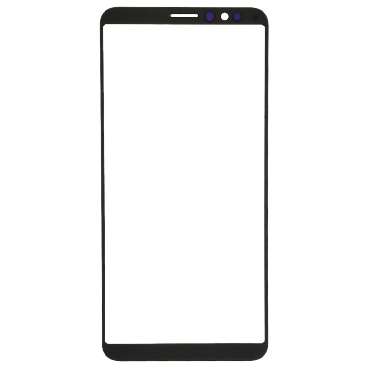 Front Screen Outer Glass Lens, For OPPO R11s — Black