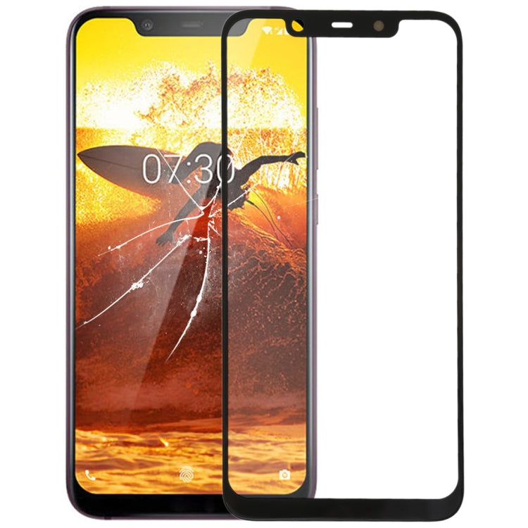 Front Screen Outer Glass Lens for Nokia X7 / 8.1 / 7.1 Plus TA-1131