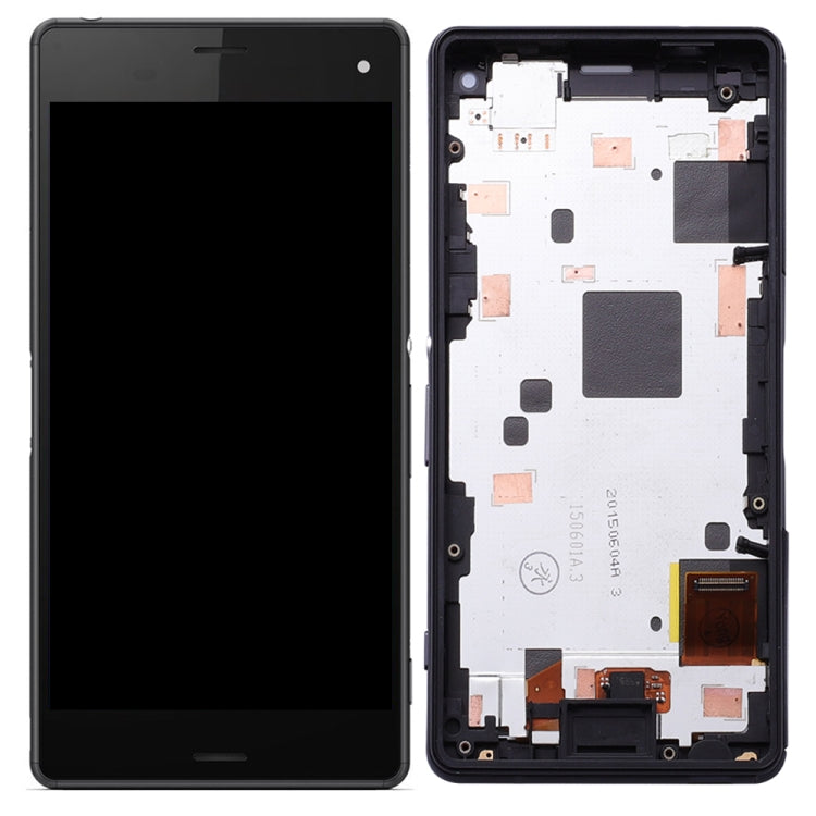 LCD Screen and Digitizer Full Assembly with Frame for Sony Xperia Z3 Mini Compact — Xperia Z3 Mini Compact