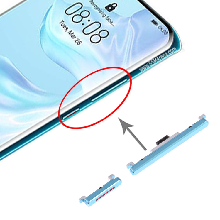 Power Button and Volume Control Button for Huawei P30 Pro, For Huawei P30 Pro, For Huawei P30 Pro (Breathing Crystal) — Black