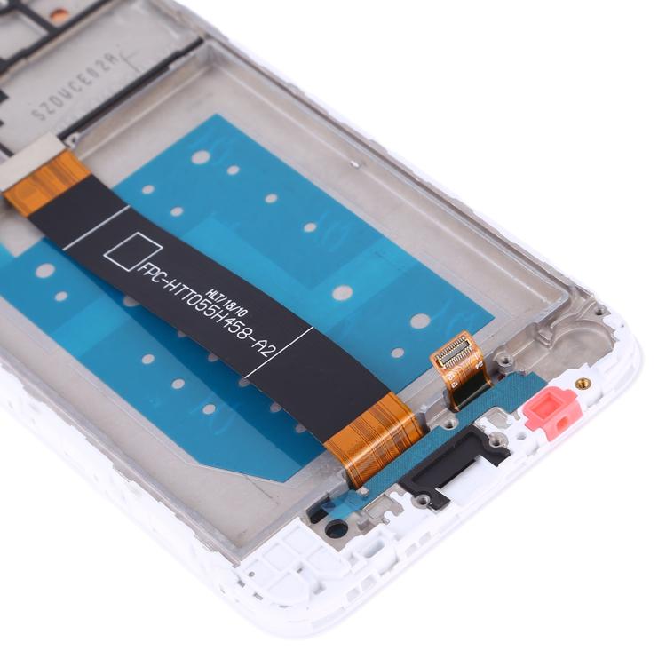 LCD Screen and Digitizer Full Assembly with Frame for Huawei Y5 Prime (2018)