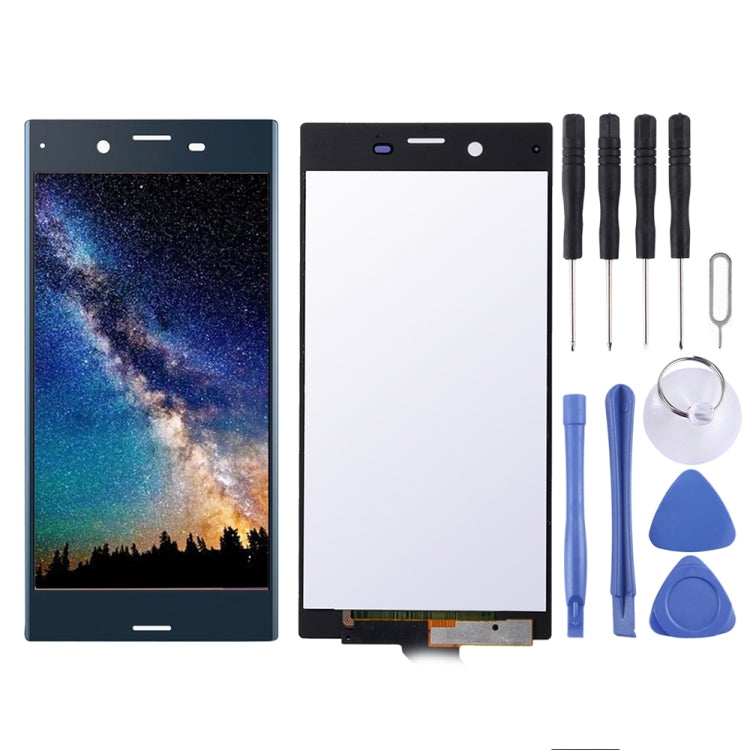 Original LCD Screen + Original Touch Panel for Sony Xperia XZ, Xperia XZ — Silver