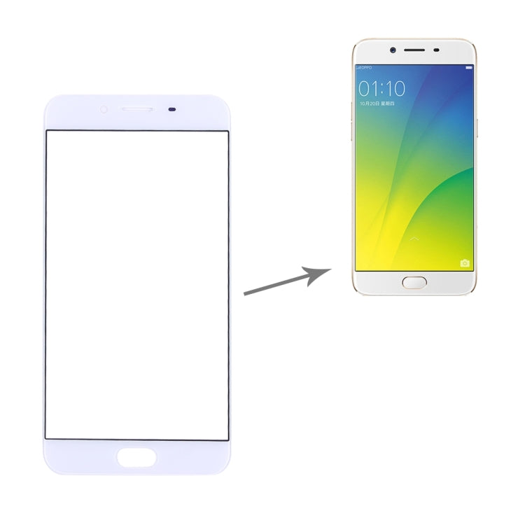 For OPPO R9s Front Screen Outer Glass Lens — view 7