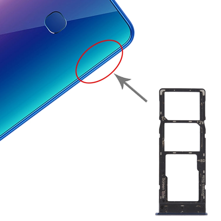 SIM Card Tray + SIM Card Tray + Micro SD Card Tray, For Infinix X627 Smart 3 Plus