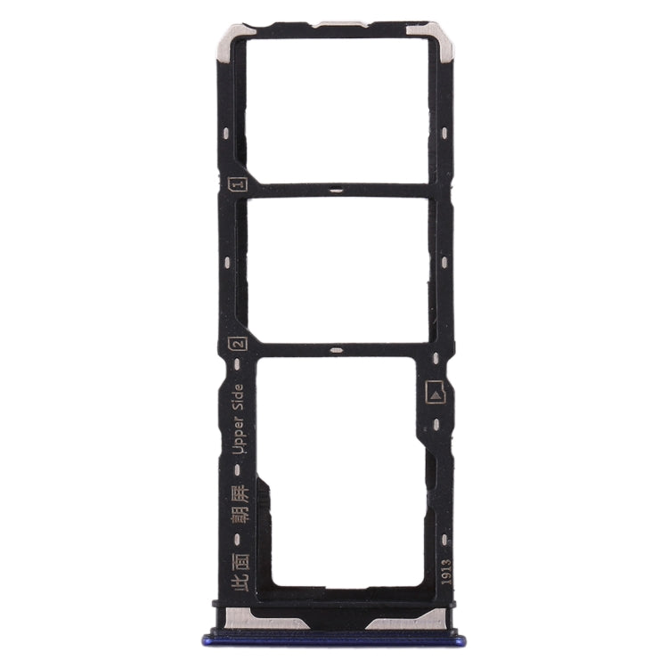 SIM Card Tray + SIM Card Tray + Micro SD Card Tray, For Vivo Y7s