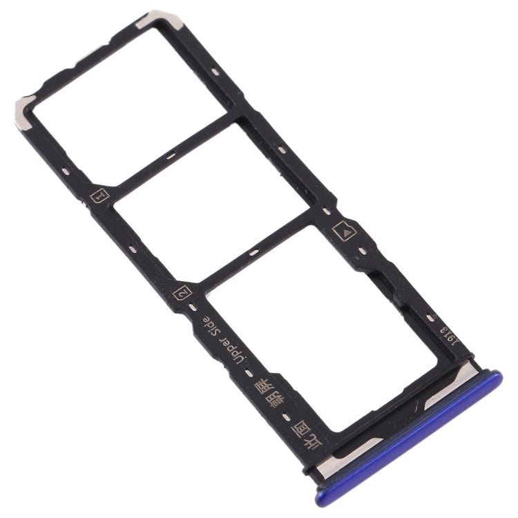 SIM Card Tray + SIM Card Tray + Micro SD Card Tray, For Vivo Y7s