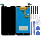 LCD Screen and Digitizer Full Assembly with Fingerprint Button for Alcatel A5 5085Y — For Alcatel A5 5085Y