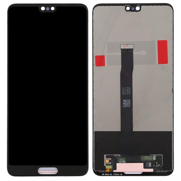 LCD Screen and Digitizer Full Assembly for Huawei P20, For Huawei P20 — Black