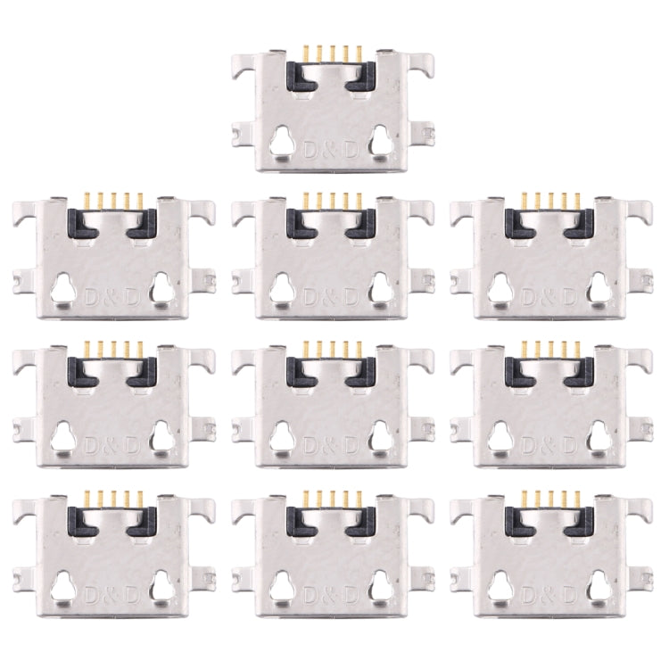 10 PCS Charging Port Connector for Xiaomi Redmi 7 / Redmi 7A