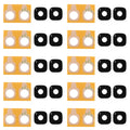 For Galaxy J5 Prime 10pcs Back Camera Lens Cover with Sticker