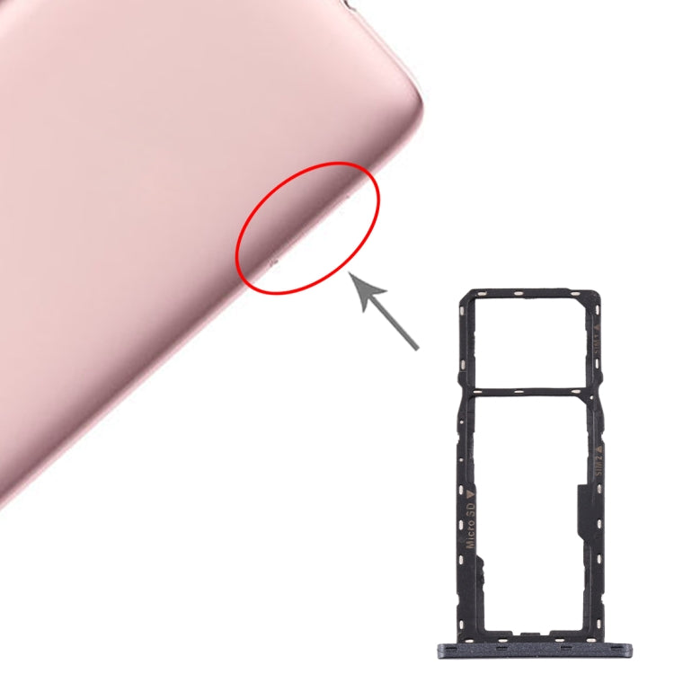 SIM Card Tray + SIM Card Tray + Micro SD Card Tray for Asus Zenfone Live L1 ZA550KL X00RD, For Zenfone Live L1