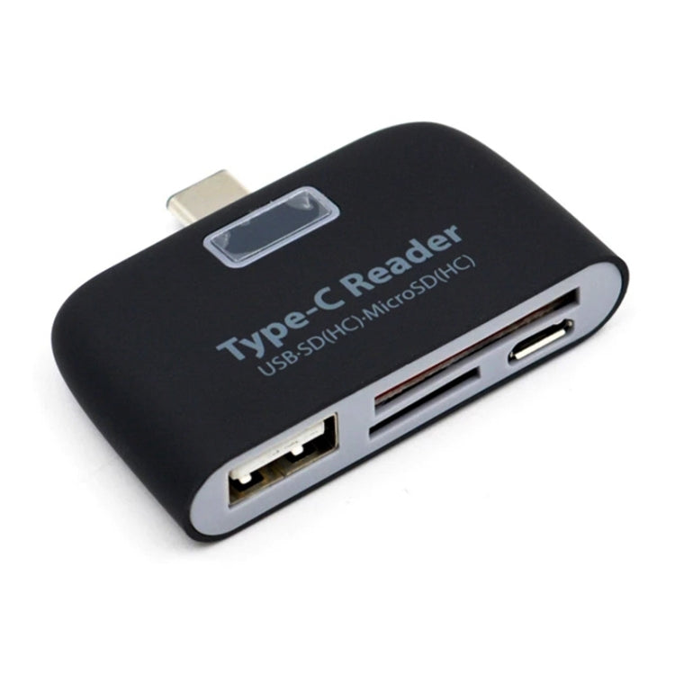 TF + SD Card + USB Port to USB-C / Type-C Adapter Card Reader Connection Kit with LED Indicator Light — view 9