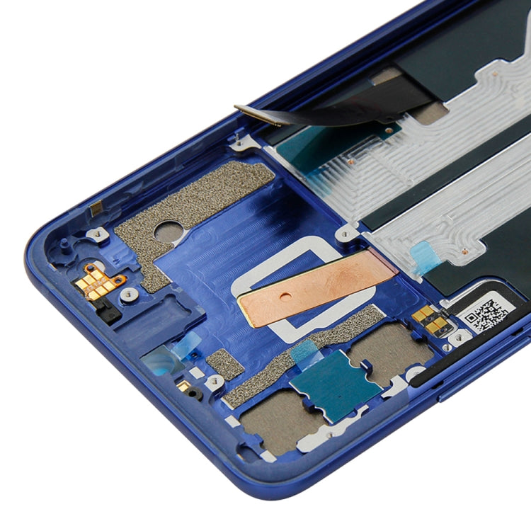 AMOLED Material LCD Screen and Digitizer Full Assembly with Frame for ZTE Axon 10 Pro (4G Version)