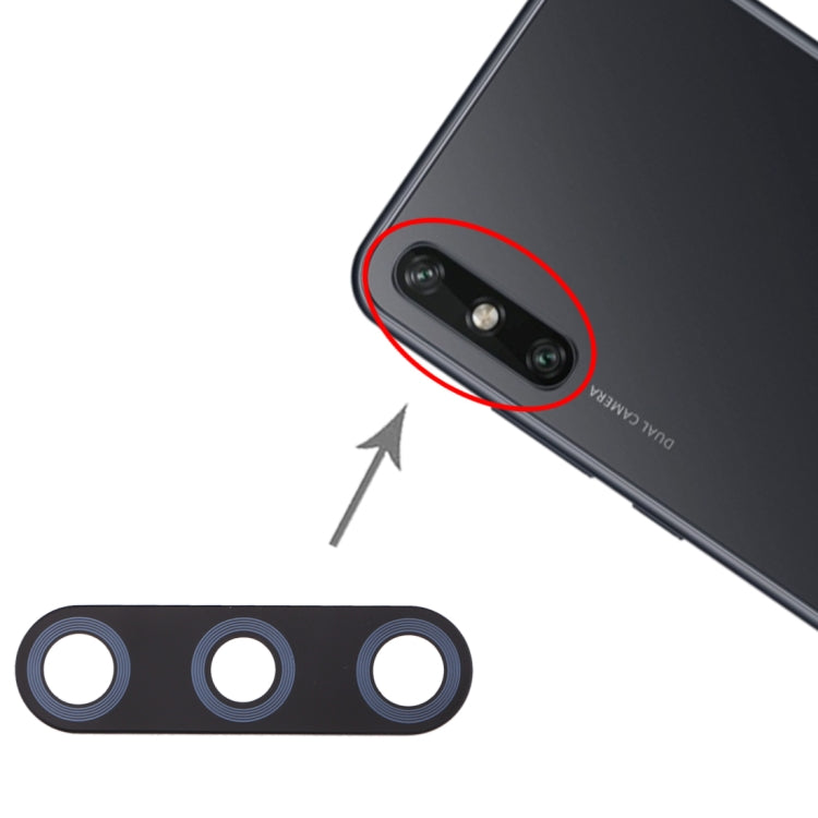 10pcs Back Camera Lens, For Huawei Enjoy 10e