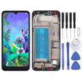 LCD Screen and Digitizer Full Assembly with Frame for LG Q60 X525ZA X525BAW X525HA X525ZAW / LG X6 2019 LMX625N X625N X525, Single SIM