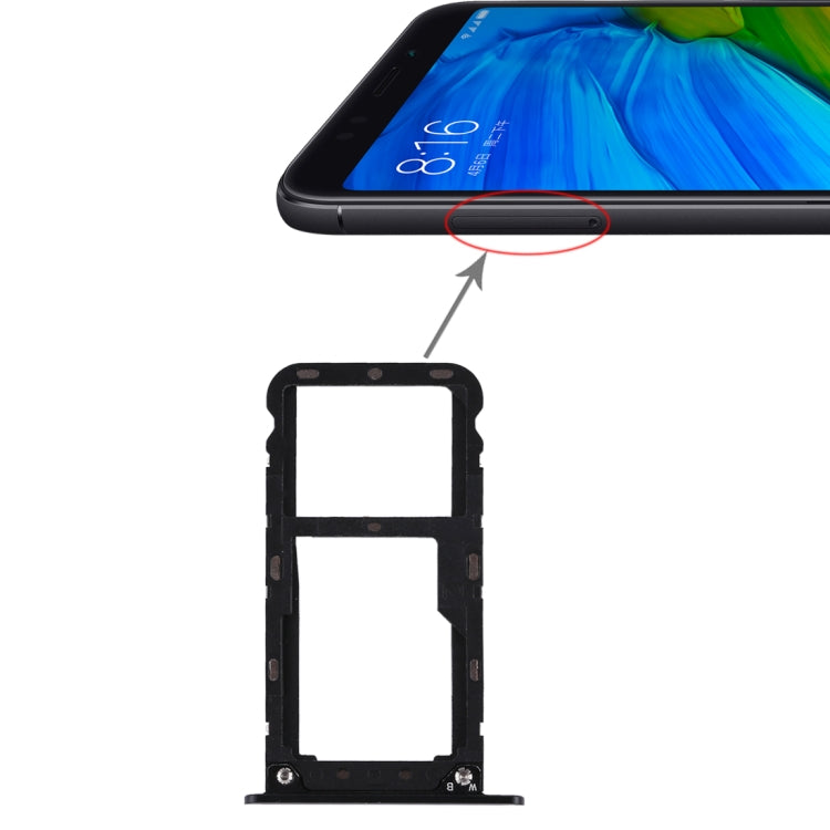 2 SIM Card Tray / Micro SD Card Tray for Xiaomi Redmi 5 Plus