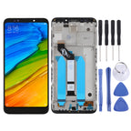 LCD Screen and Digitizer Full Assembly with Frame for Xiaomi Redmi 5 Plus, For Redmi 5 Plus